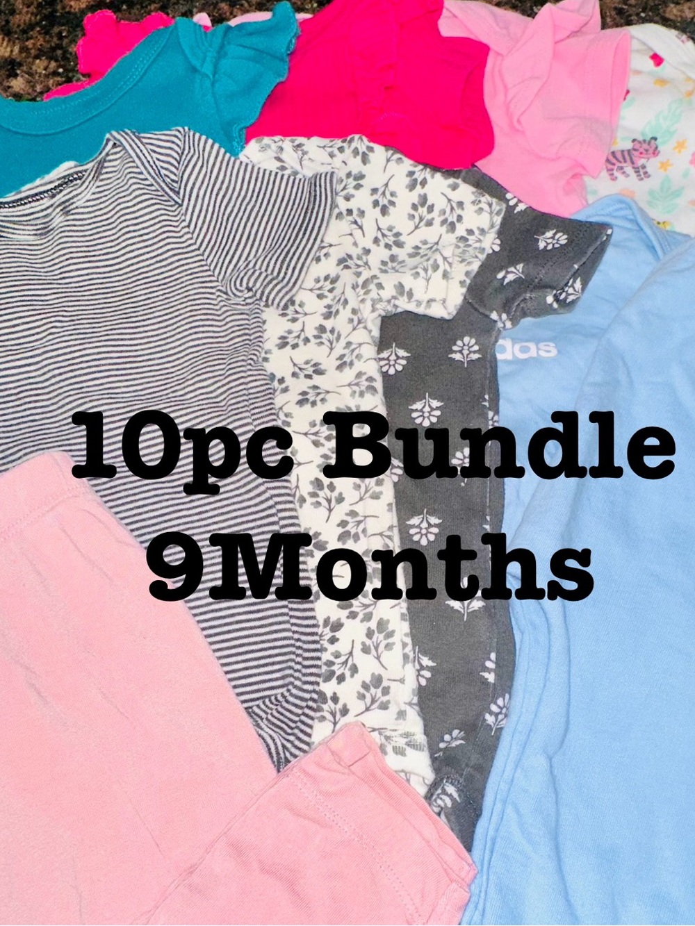 Baby Girls 10pc Clothing Bundle